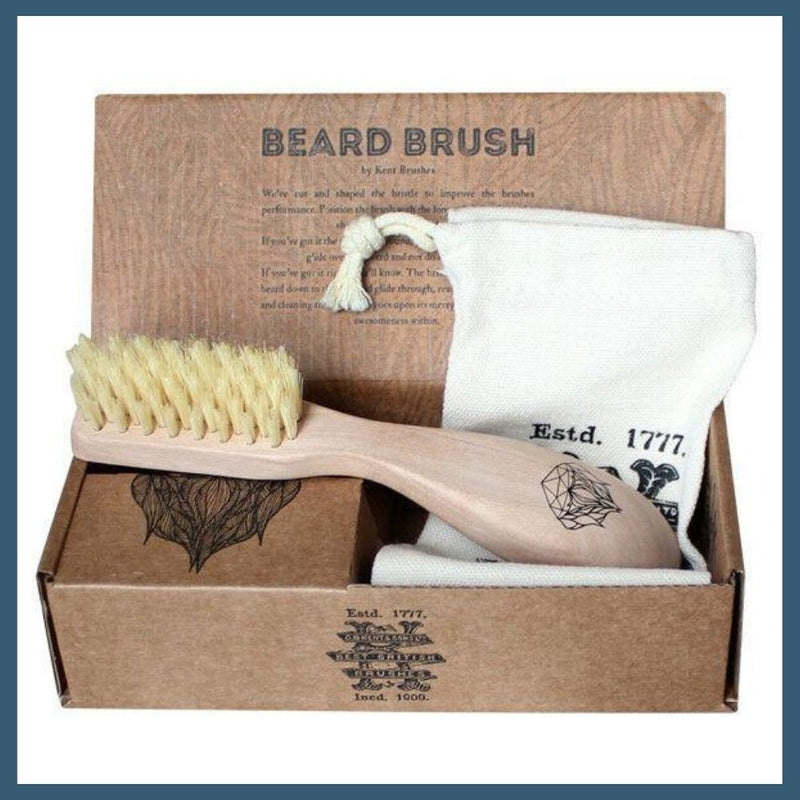 Kent Beechwood Beard Brush - BRD2