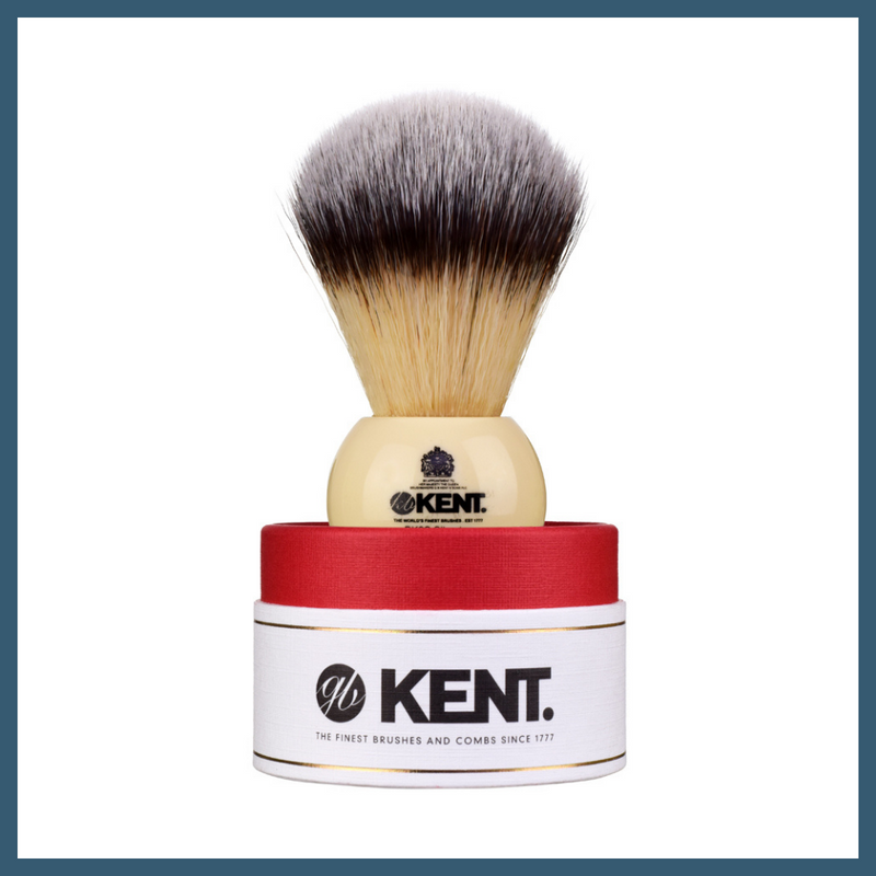 Kent Silvertex Synthetic Shaving Brush